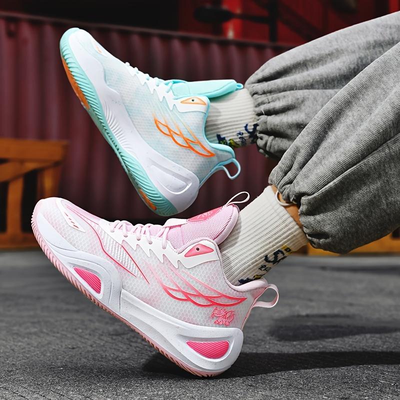 Couple's street-style basketball shoes, professional and stylish low-top design, non-slip, breathable and wear-resistant, suitable for indoor games, casual sports training, and all seasons.