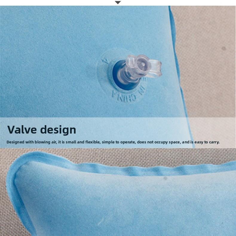 Outdoor Camping Extra Large Portable Inflatable Pillow, Water-Fillable Pillow, Foldable Travel Pillow for Adults & Kids, Nap Pillow