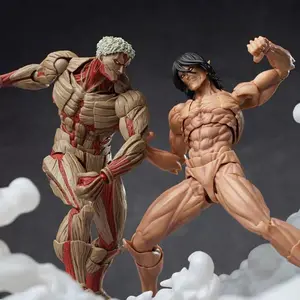 2026 hot item New Attack On Titan Figure Revoltech The Armored Titan Action Figures Amazing Yamaguchi Yoroi No Kyojin Reiner Braun Pvc Model
