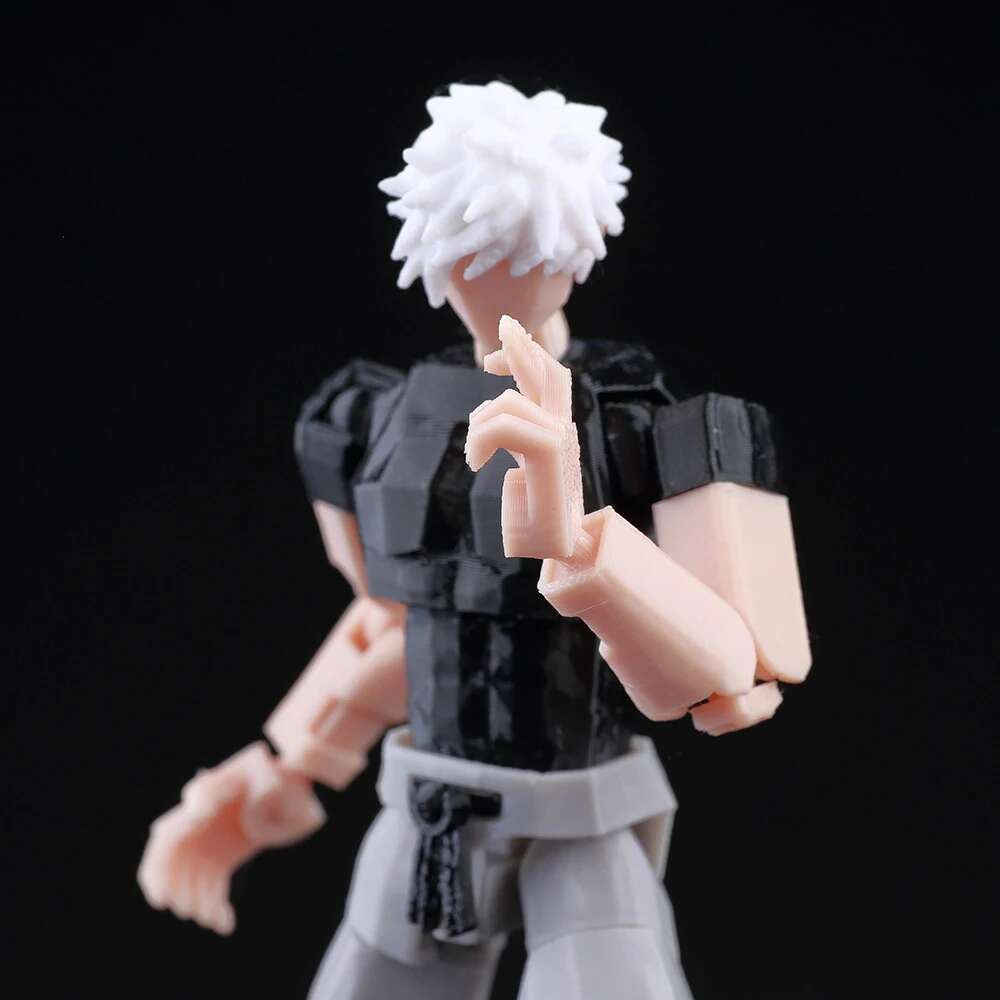 9L3D Printed Jujutsu Kaisen 3D Mini Figures, Satoru Gojo & Geto Suguru Action Model, Anime PVC Collectible Statue, Gift for Fans