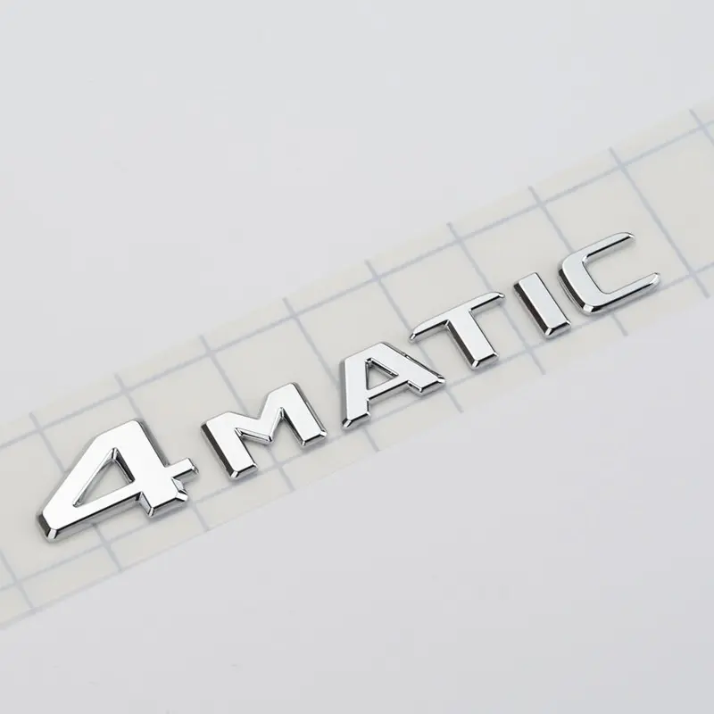 1pcs/Mercedes-Benz 4matic Rear Badge, Maybach Body Side Emblem, New Model Logo, Exclusive Car Accessories, High-Quality Design, Vehicle Exterior Decoration