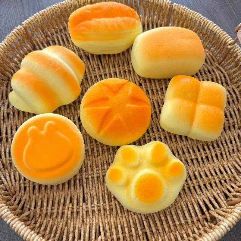 Foam Cheese Squishy Stress Relief Toy - Tactile Play, Moldable, Slow Rebound Simulation Food, Super Wet Soft, Kneading Music Decompression Small Toy, Foam Cheese Squishy Stress Relief Toys