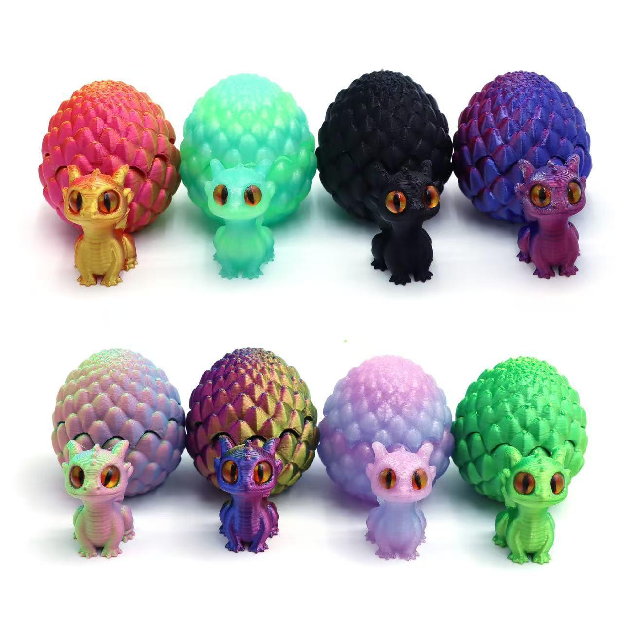 This 10-piece set of 3D-printed Western dragon egg models, made with high-quality PLA material, is the perfect gift for parties, gardens, kitchens, offices, and home décor, and is also a highly collectible item.