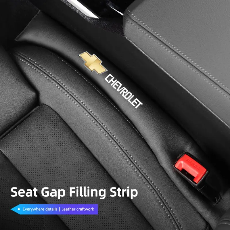 Car Seat Gap Filler Side Seam Plug Strip Leak-proof Filling Strip For Chevrolet Corvette Montana TrailBlazer Silverado Traverse Camaro Suburban Equinox Bolt Cruze Malibu Colorado Trax SS Spark Captiva Onix Spin Impala Cobalt