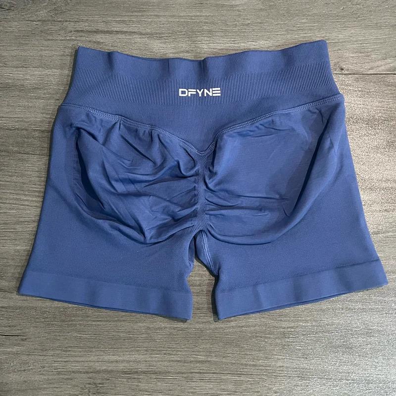 DFYNE Low-Rise Seamless Yoga Hip-Lifting Fitness Cycling Elastic Fitness Shorts