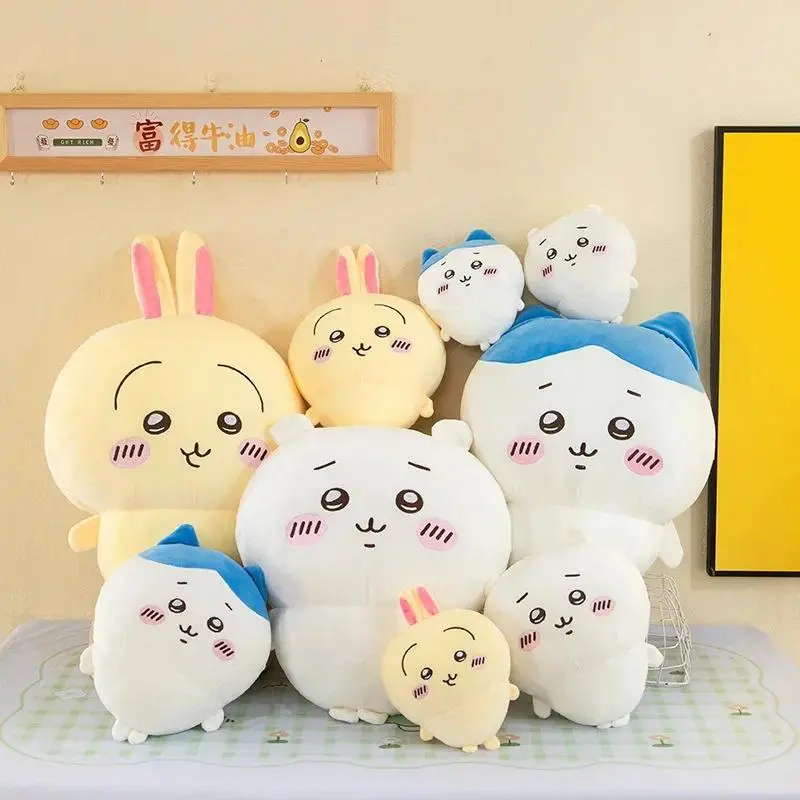 50cm Usagi Doll jiyi Cartoon Plush Toy Hachiware Plush Doll High Quality Oversized Pillow Girl Birthday Gift Super Cute