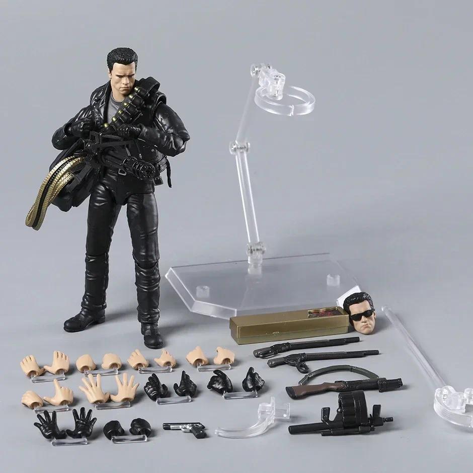 MAFEX No.199 Terminator 2: Judgement Day T-800 (T2 Ver.) Action Figure Figurine Collection PVC Model Toy