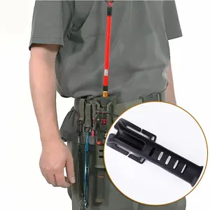 Portable Fishing Rod Belt And Holder - Hands-Free Rod Support, Accessory Management Waist Belt for Wading, Surfing, And Bank Fishing - Essential Fishing Gear