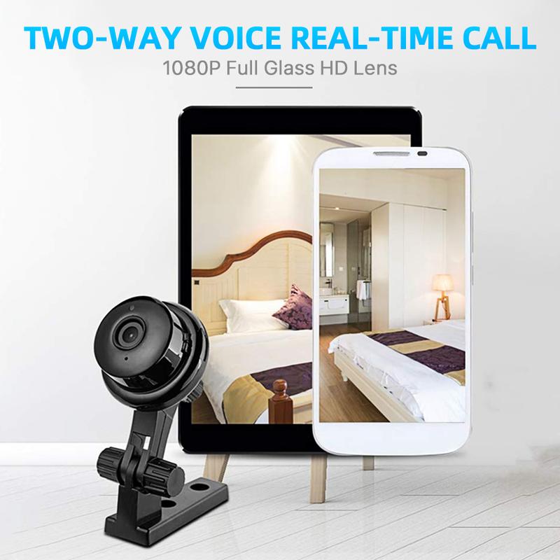 V380 WiFi Wireless Home Security 1080P HD Video Camera/Dome Camera/Night Vision/Home IP Camera/Motion Detection/Security Surveillance System/Mini Size, iOS/Android App - Cloud Service Available