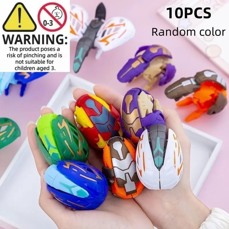 10 Pcs Dinosaur Egg Transforming Toy, Unique Pterosaur Design, Perfect for Birthday Parties, Classroom Prizes, Halloween & Christmas Gifts, Dino Eggs