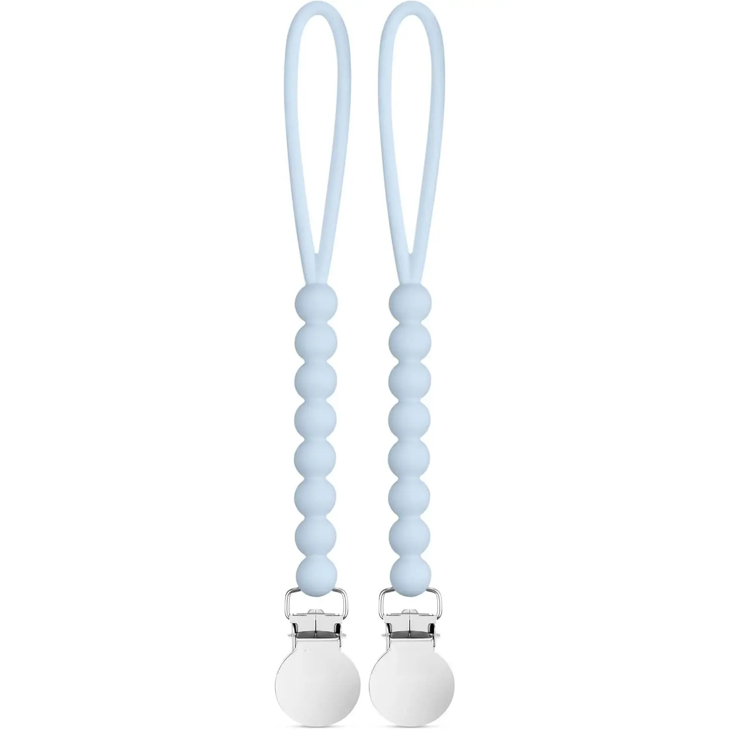 Silicone Pacifier Clip Holder - Judy Blue (Pack of 2)