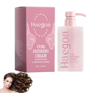 Curl Defining Cream - Viral TikTok Haircare, Volumizing, Moisturizing for All Natural Textures, Shea Butter & Elastin for Frizz-Free Curls & Intense Hydration