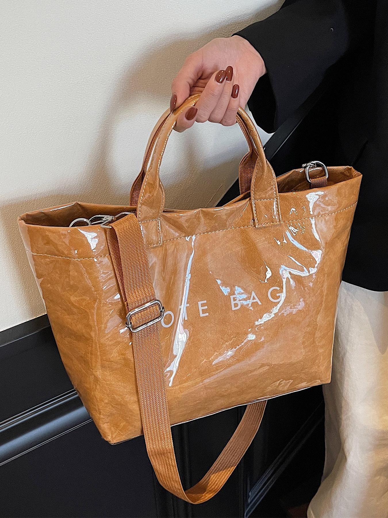 Fashion  Tote Bag, Large Capacity Shoulder Bag for Women, Casual Trendy Versatile High-quality Daily Commuting Bag, Girl Fashionable Shopping Bag, Commuter Tote Bag