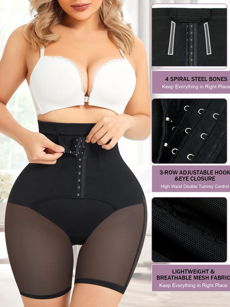 Women's High Waist Shapewear Shorts, Breathable Comfortable Shaper, High Stretch Shapewear Bottoms for Daily Wear