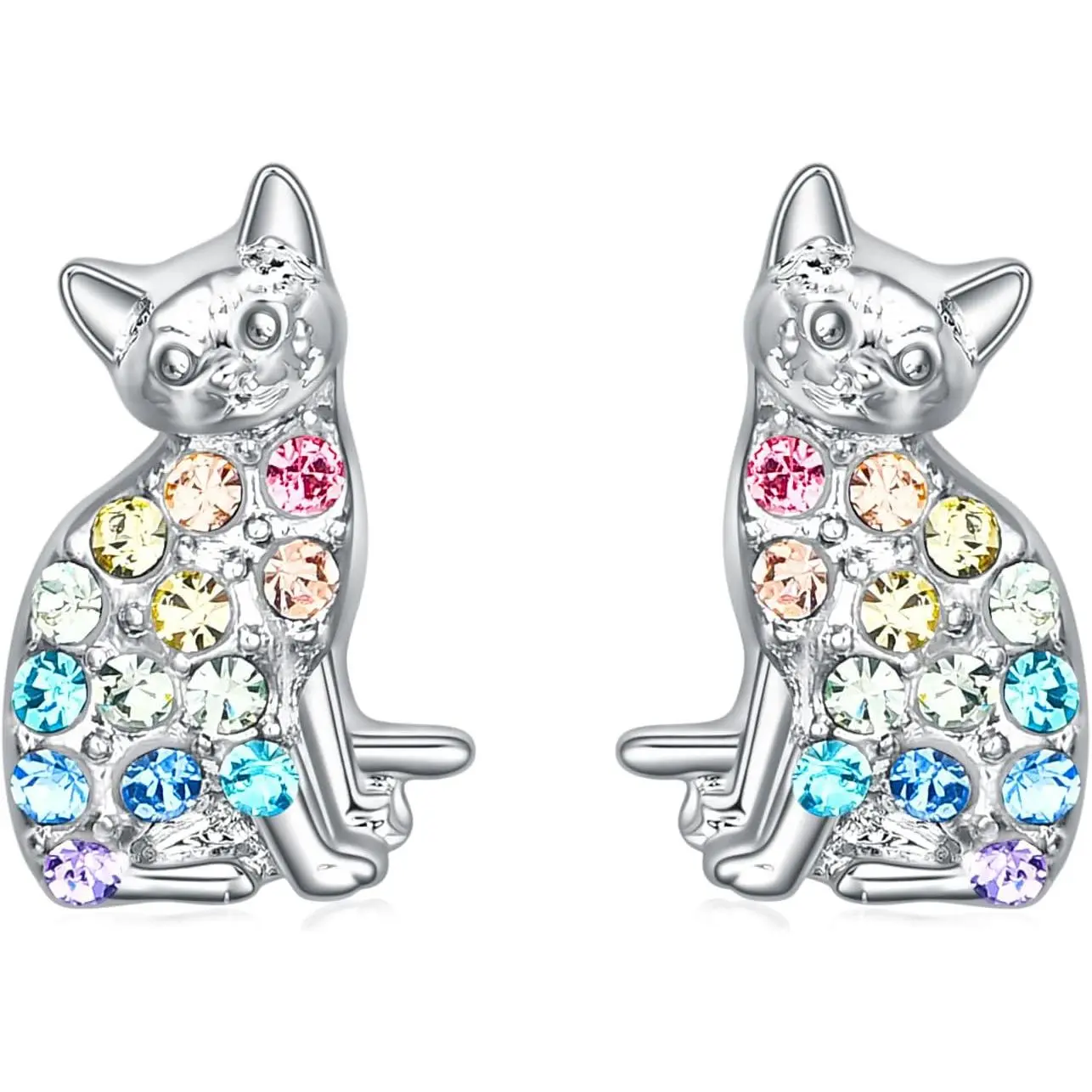 Dinosaur Dragon Horse Stud Earrings for Women,  Sloth Fox LLama Butterfly Earrings Gifts