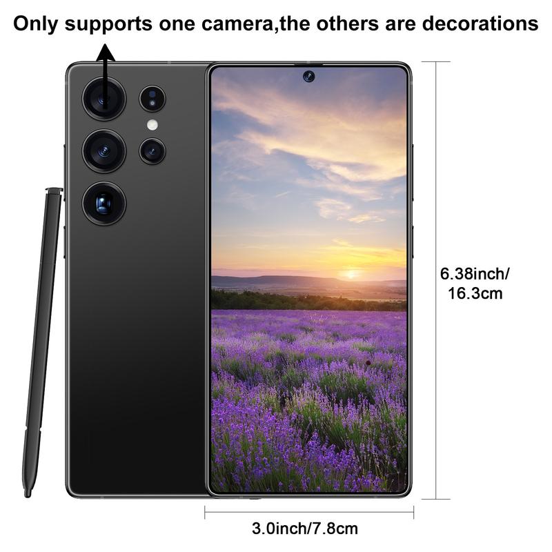 S25 Ultra Smart Android Phone, 6.8 Inch Screen, Dual Sim Slot, Octa-Core Cpu, 4g Network, 4GB RAM, 64GB Storage, 4500mah Battery, 5+13mp Camera