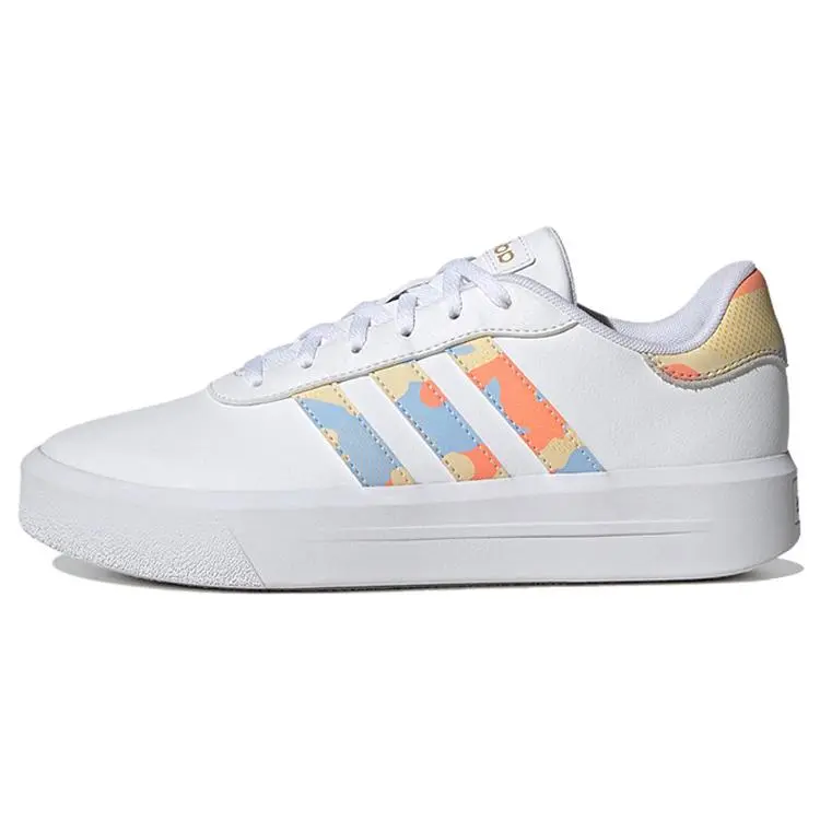 adidas Neo Court Platform Casual Slip Resistant Durable Low Top Skate Shoes H06298