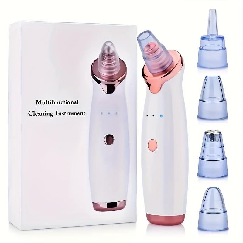 Blackhead Suction Device, Electric Small Bubble Visualization Pore Cleaner, And Facial Device, Deep Cleansing,Handheld Device, Modern Skincare Gadget, Highquality Build, Safe for Light Beige, Pore Vacuum, Blackhead Extractor,Skincare Enthusiasts