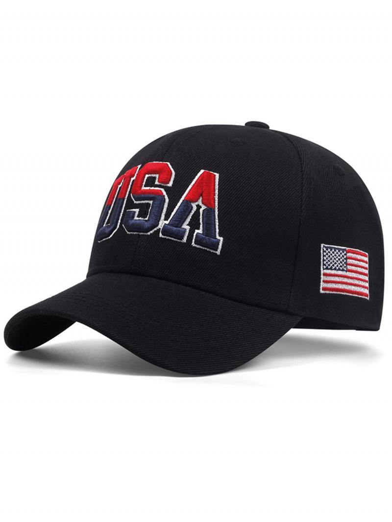 2026 New Fashion Trend American Flag Embroidered Street Skateboard Hat, Hip-Hop Hat, Outdoor Cycling Casual Sports Sun Hat, Daily Wear Decorative Baseball team victory Cap, Flat Brim Hat, Unisex adjustable unisex hat