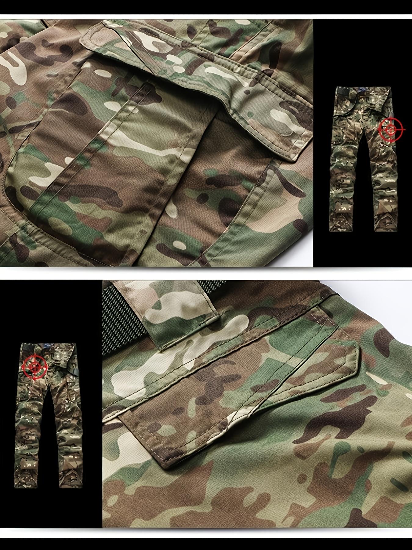 High-Quality Training Uniform Outdoor Acu Uniform Original Durable Lightweight Training Outdoor Jacket Outdoor Fitness Training Pants Suitable for Hiking, Logging, Blacksmithing, Camping, Sports, Fishing