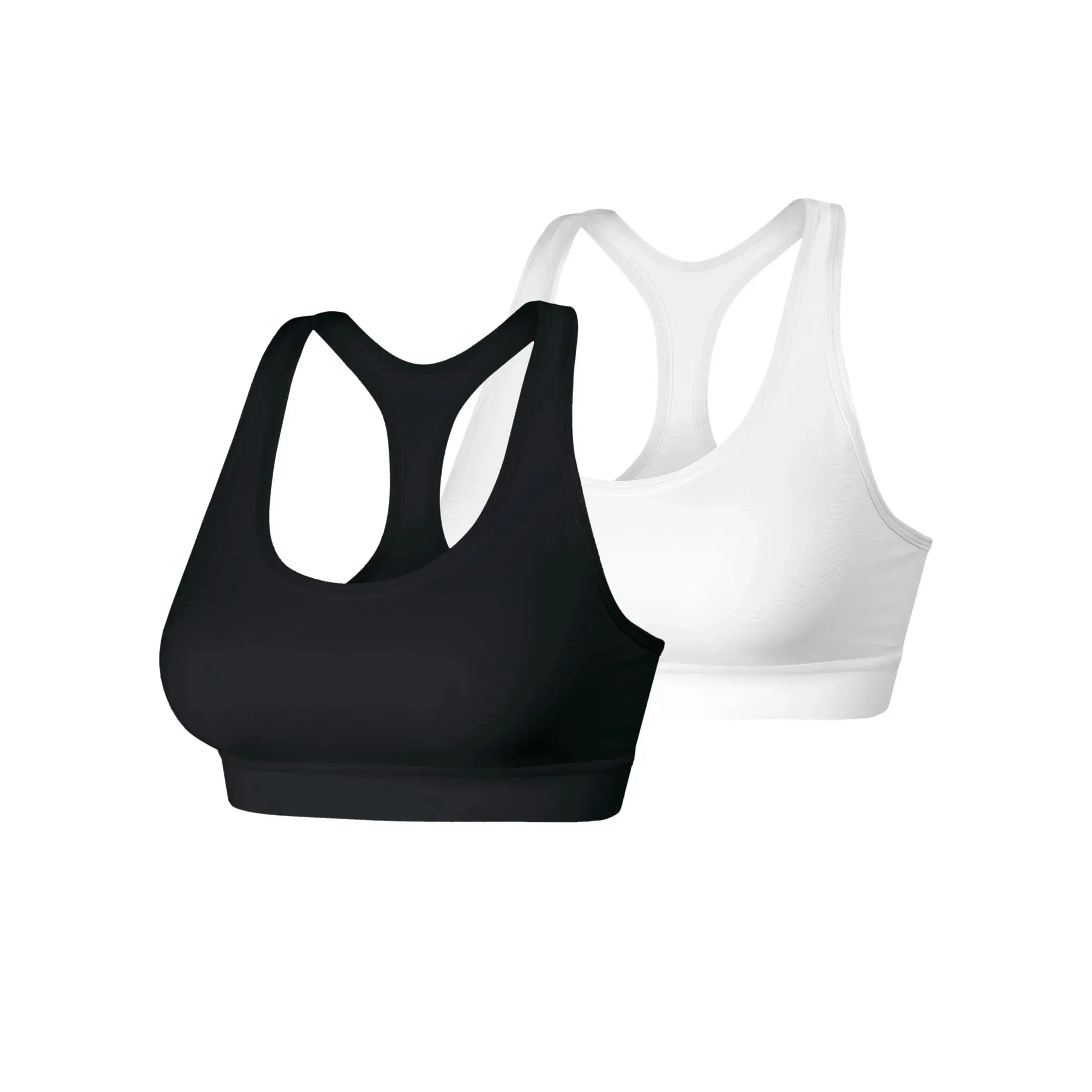 Sport Women's Racerback Sports Bra With Compression 2-pack Multi Pack Comfortable Fit Everyday Support Breathable O91782