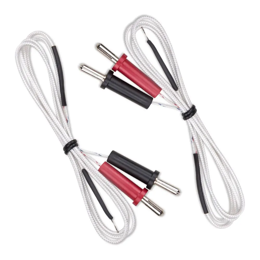 2Pcs K-Type Temp Sensor K Thermocouple Sensors with Mini Connector, Measuring Range -50°C to 350°C, Perfect for Multimeters and Temperature Meters