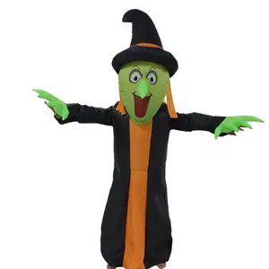 Halloween Inflatable Witch Costume with Pointed Hat, Adult Fun Role Play Set, Perfect for Halloween, Carnival, Christmas, Theme Parties