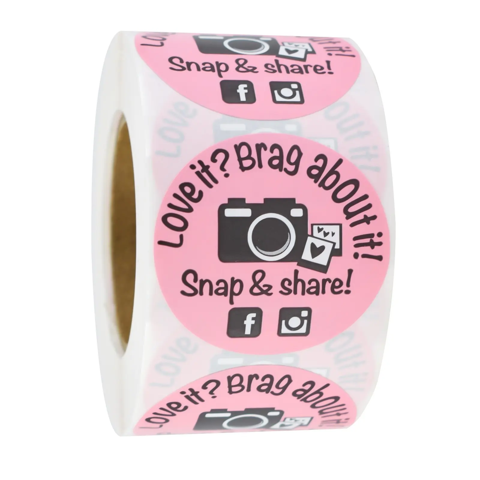 Stickers for Photo Sharing, 300/500pcs, 3.8cm/1.5in, Social Media Labels, Bakery Stickers, Handmade Stickers, Envelope Stickers, Gift Bag Stickers, Envelope Seal Stickers