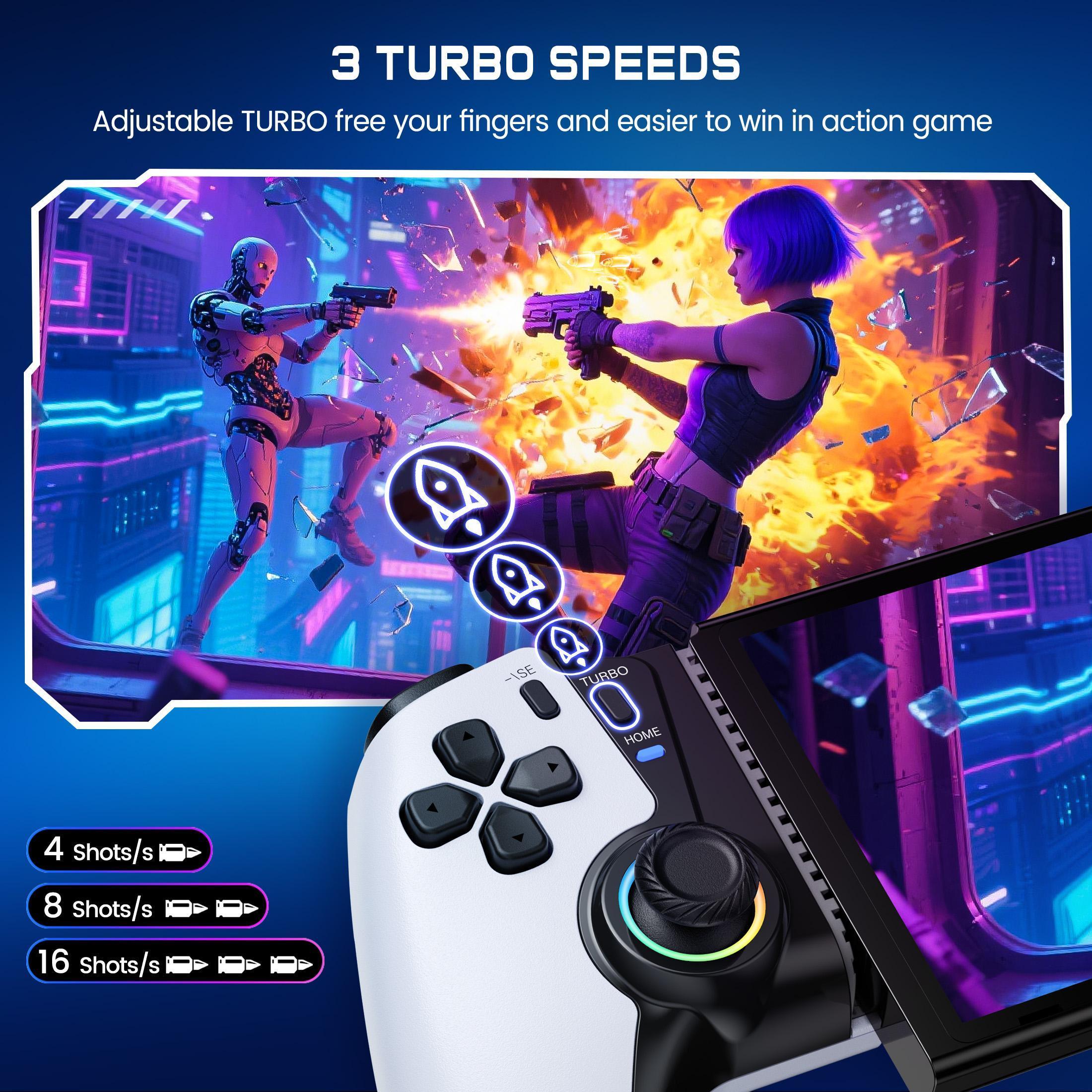 ESYWEN Mobile Game Controller for Android & iPhone&Switch1/2, Turn Your Phone into a Gaming Console - Play Xbox, Steam Link, GeForce Now & More