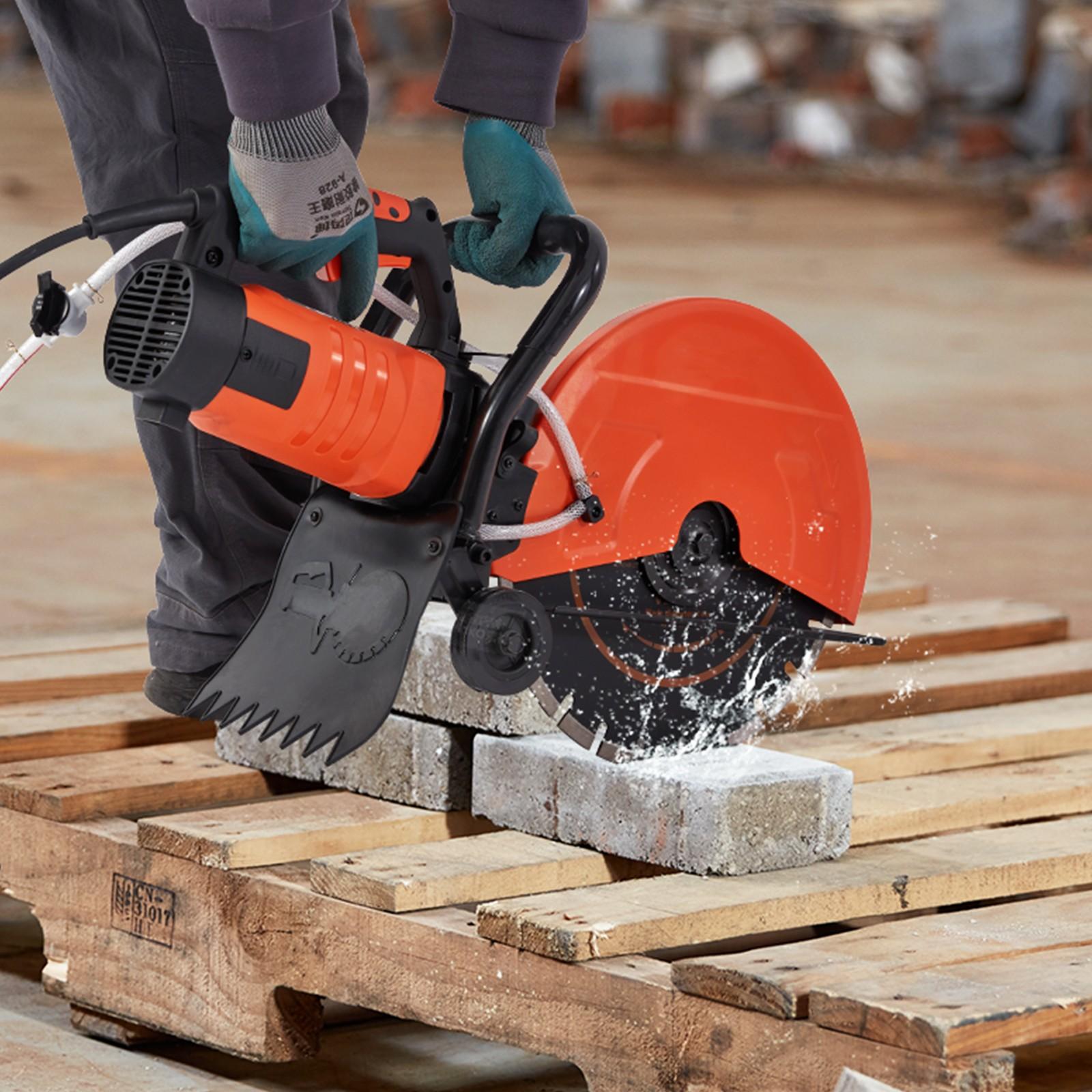 VEVOR Electric Concrete Cutter, 14inch Disc Cutter, 5inch Cutting Depth ...