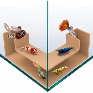 5 Inch Clear Viewing Aquarium Underground Tunnel Fish Tank Cave Dual-Entrance Shrimp Hideout Substrate Buried Decor for Betta Loaches Corydoras Smooth ABS