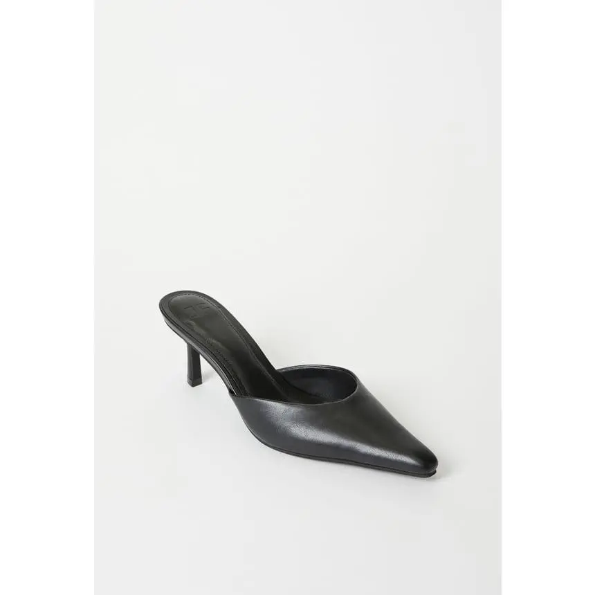 JUST FAB Heels for Women Classy Pointed Toe Pumps 2.5-Inch Kitten Heel Stiletto Heel and Cushioned Memory Foam Insole, Footwear, Shoe Evening Mule Heels Summer Sandals Slip-On Dress Heels