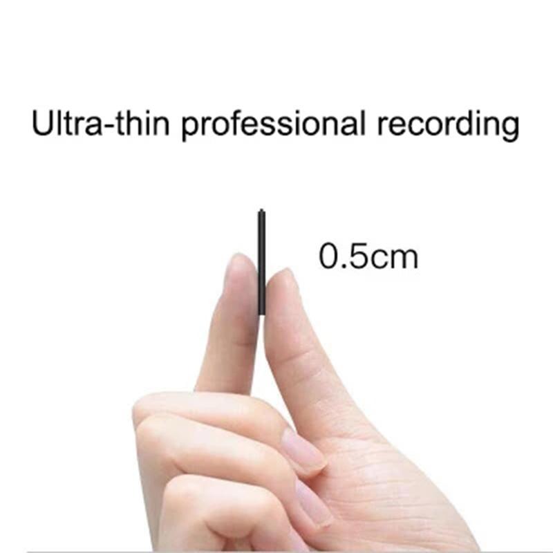Ultra-Thin Tiny Mini Voice Recorder 4-32GB Digtal Professional Sound Activated Dictaphone Noise Reduce Record 8GB MP3 Player Ultra-Thin Tiny Mini Voice Recorder 4-32GB Digtal Professional Sound Activated Dictaphone Noise Reduce Record 8GB MP3 Player
