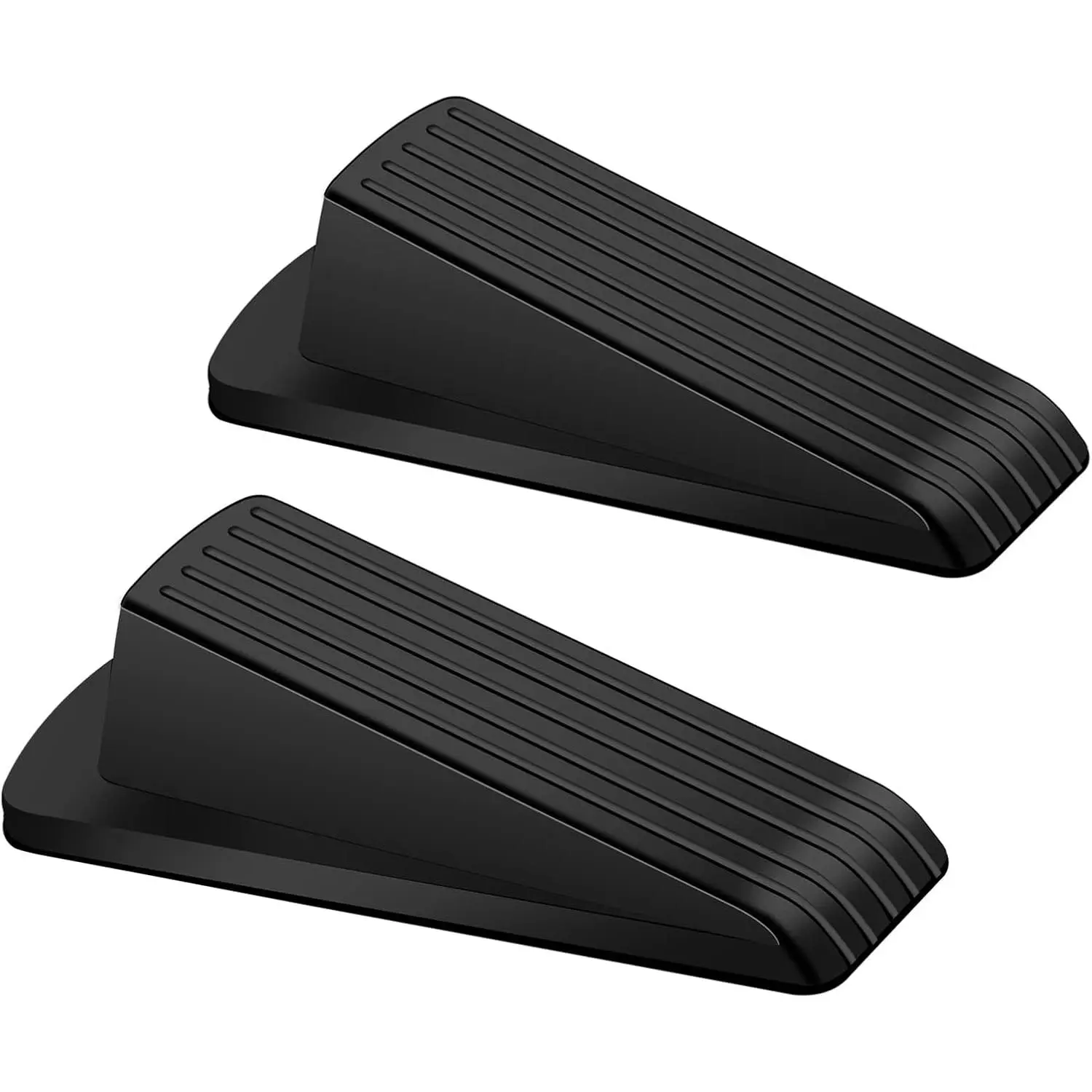 Door Stoppers, 2 Pack  Rubber Door Stoppers for Bottom of Door  Rubber, Door Stopper Wedge for Carpet Heavy Duty Door