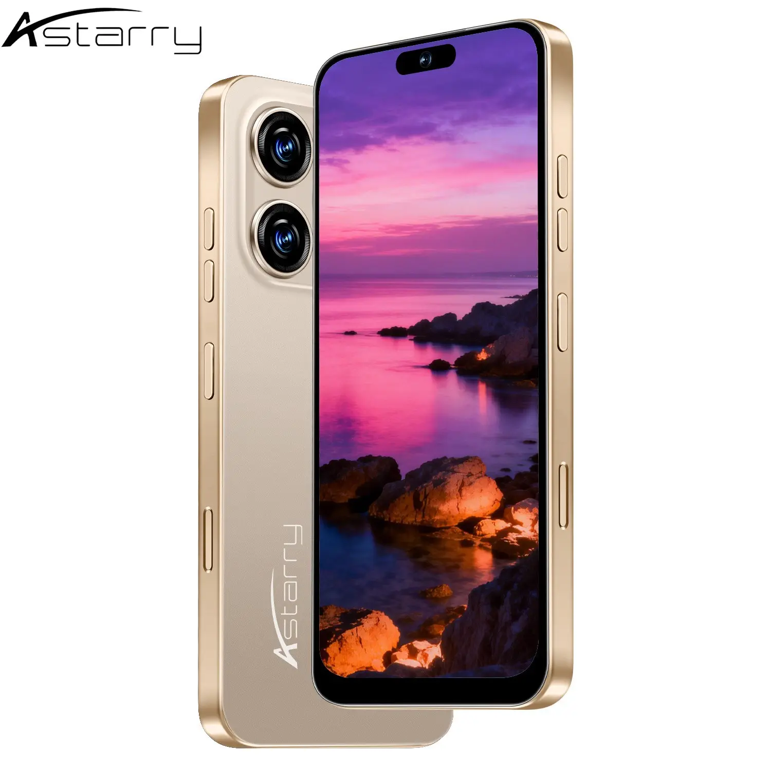 Astarry- 16 Pro Max Smartphone, 4GB+64GB RAM, 6.93-Inch Screen, 5+13mp Camera, 4100mah Battery, Android 10.0, Dual Sim Support, Touchscreen Phone