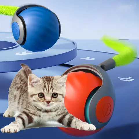 Petgravity Speedy Sprint Ball Toy forCat, Type-C Rechargeable InteractiveCats Toy, Automatic Cat Teaser ToyPet Supplies