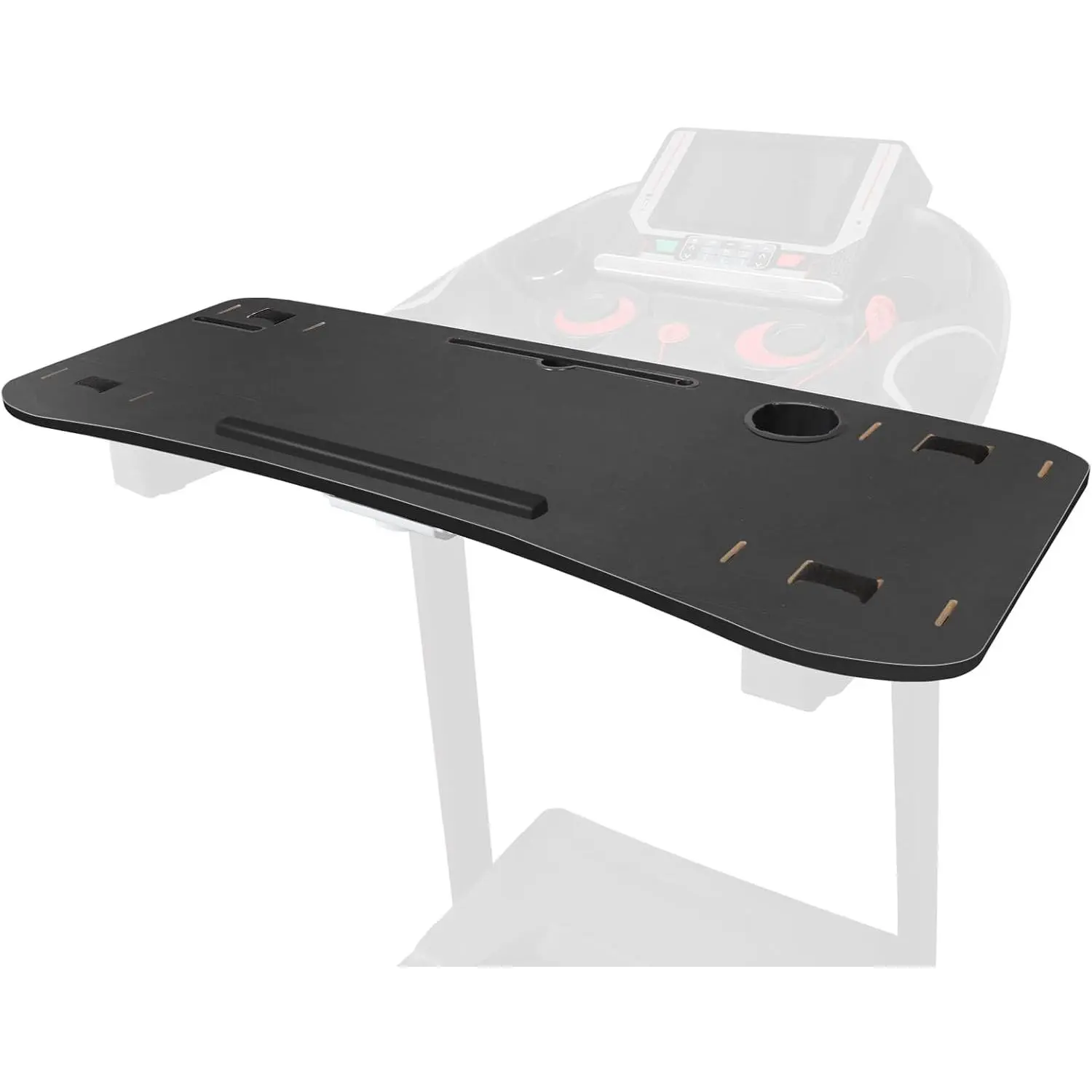 39" Treadmill Desk Attachment, Universal Walking Laptop Holder Desk Ergonomic Platform Workstation for Treadmill with Cup Holder, Laptop/Tablet Stand