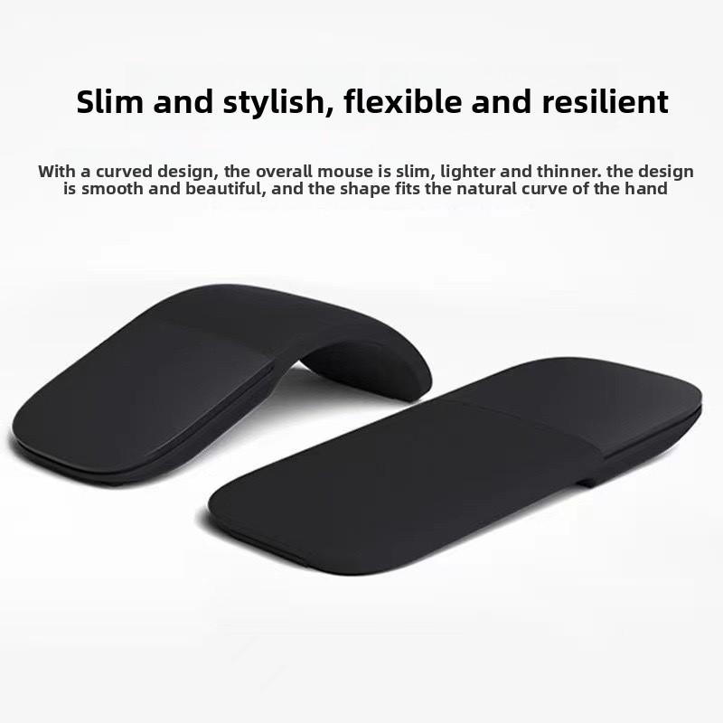 Foldable Mouse 4.0 Silent Suitable for Microsoft Computers Lightweight 4th Generation Touch Wireless Bluetooth Mouse