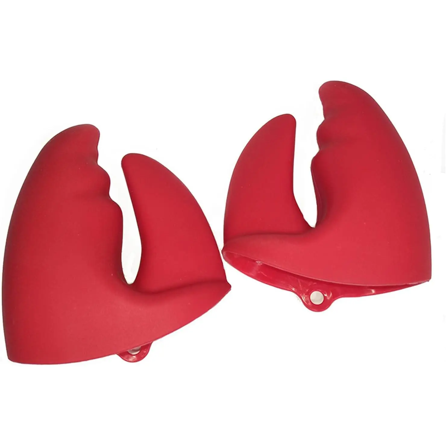 Oven Mitts, Lobster Claws Heat Resistant Pot Holders Oven Gloves Pinch Mitts for Baking Barbecue Grilling Pizza Microwave , Red, 1 Pair