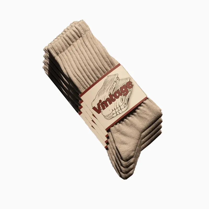 4 Pairs - Beige