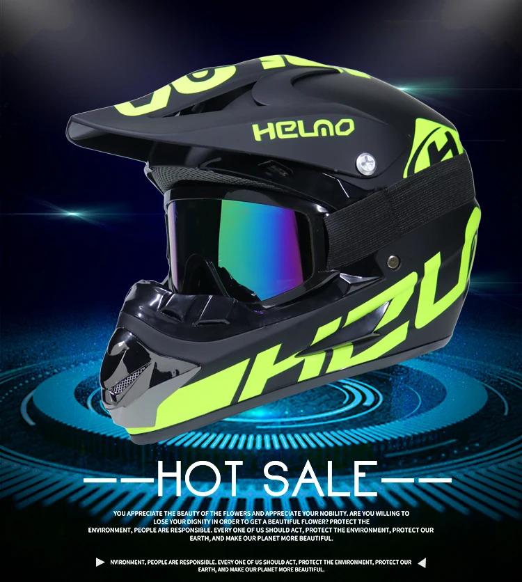 Safety Motocross Helmet Casco Motocross Bicycle Downhill Capacete ATV Cross Helmet Child Motorcycle Helmet Dot Abs 1KG Unisex