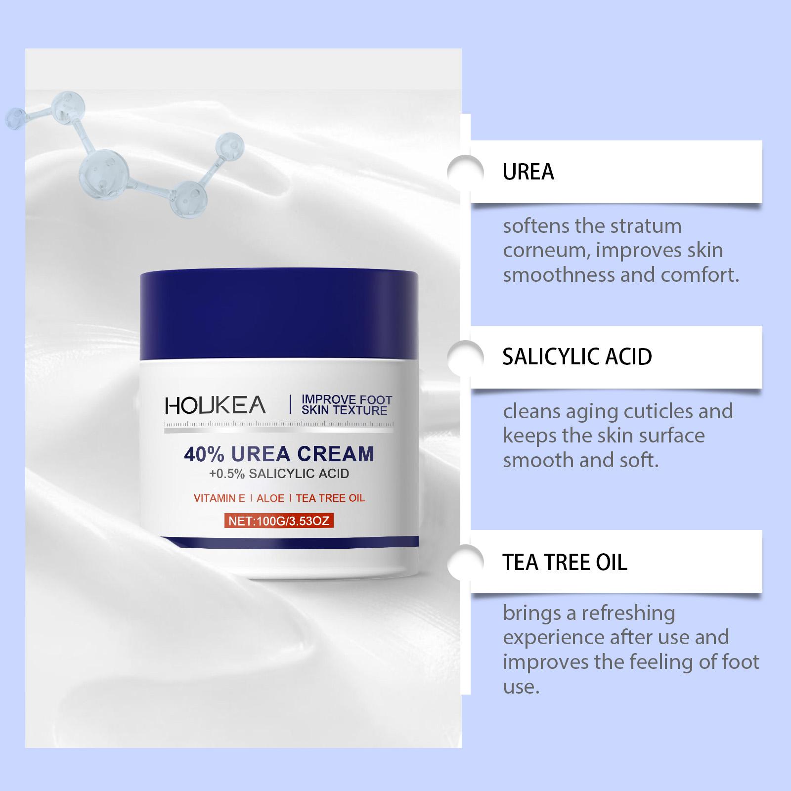 Moisturizing Protective Foot Cream HK-A07-0006-01 100g Daily Care Hydrating Nourishing for Dry Feet Urea Glycerin Mineral Oil - Moisturize