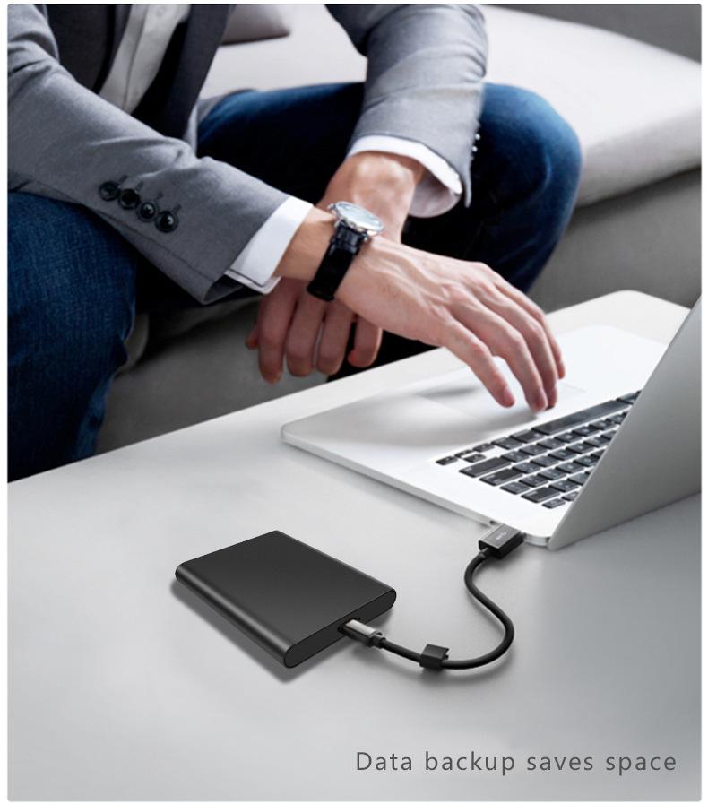 8TB 4TB 2TB Portable SSD Type-C USB 3.1 SSD Portable Flash Memory Up to 1050MB/s Portable SSD External SSD Hard Drive for Laptop Desktop PC Lightweight and Small Storage for Backups,Photos - Games Portable External Hard Driv