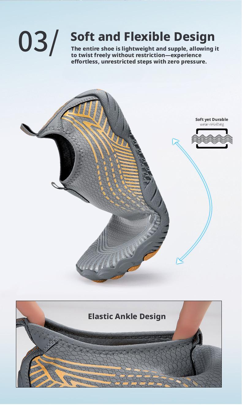 Ultra Lightweight Barefoot Water Shoes ️Breathable Quick-Dry Aqua Shoes for Summer Vacation & Water Sports