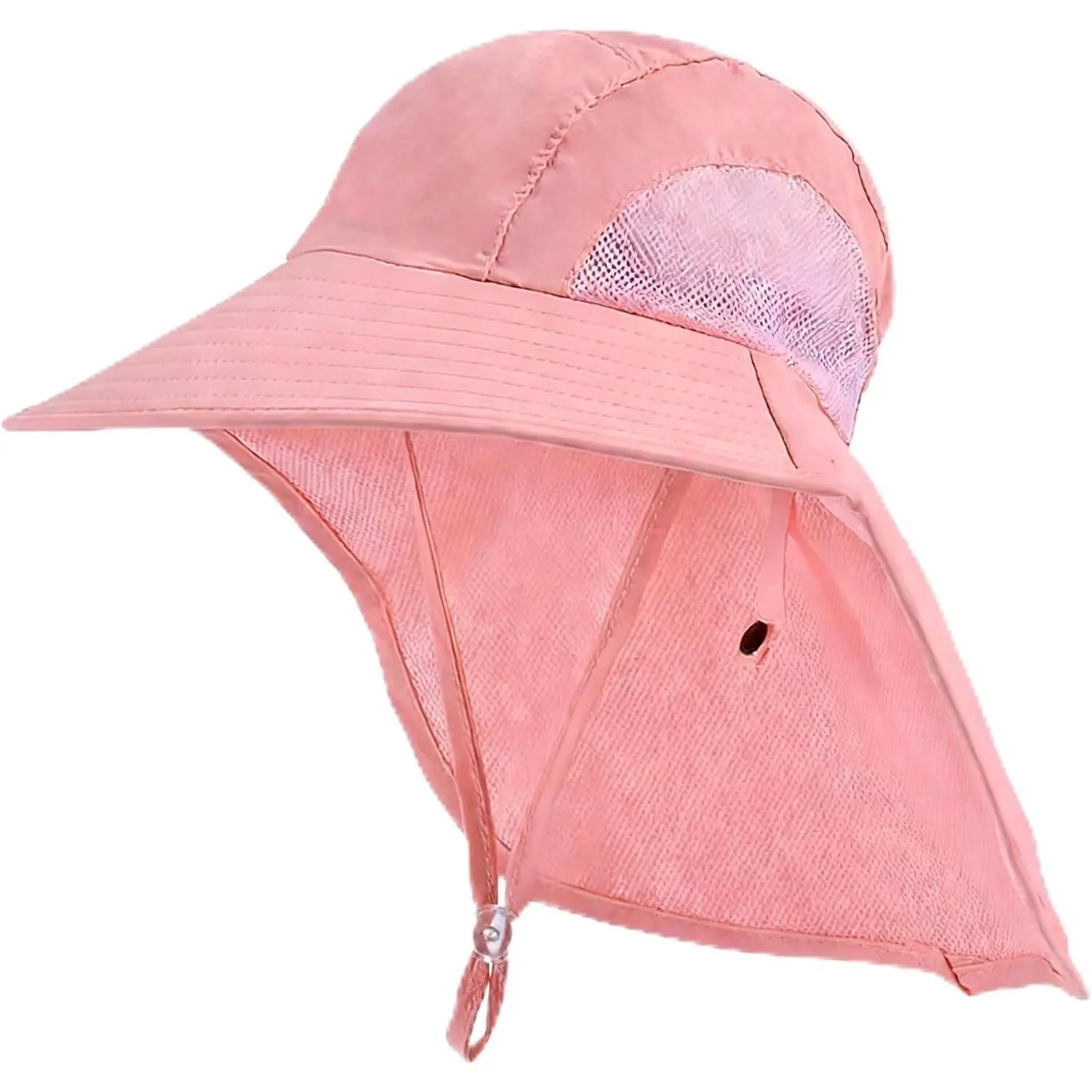 Sun Hat with UV Protection Beach Hat with  Flap Girls Boys Wide Brim Safari Cap for  6-12