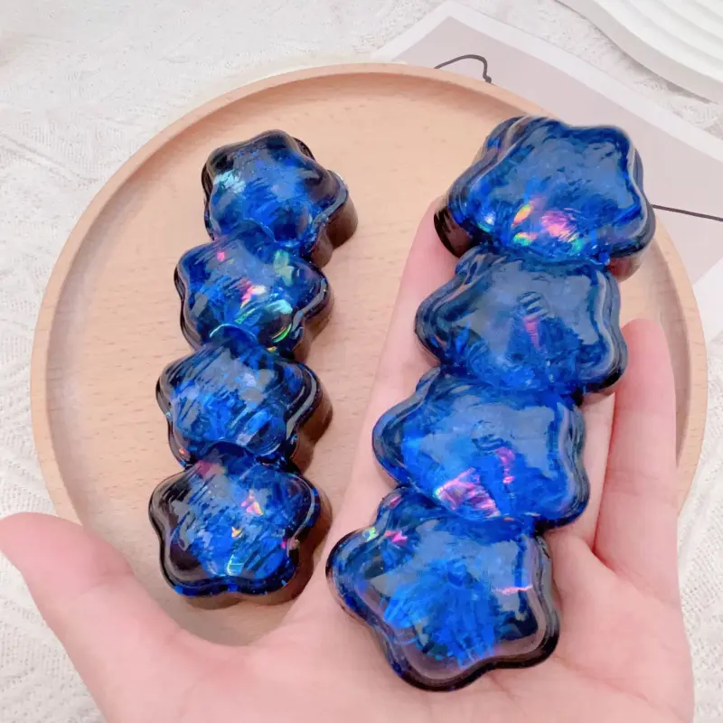 This "Starry Sky" series star-shaped squeeze toy features a slow-rise design, making it a fun, novel sensory stress-relief toy. It is an ideal choice for relieving stress from work or study, as well as a great gift for children and friends.