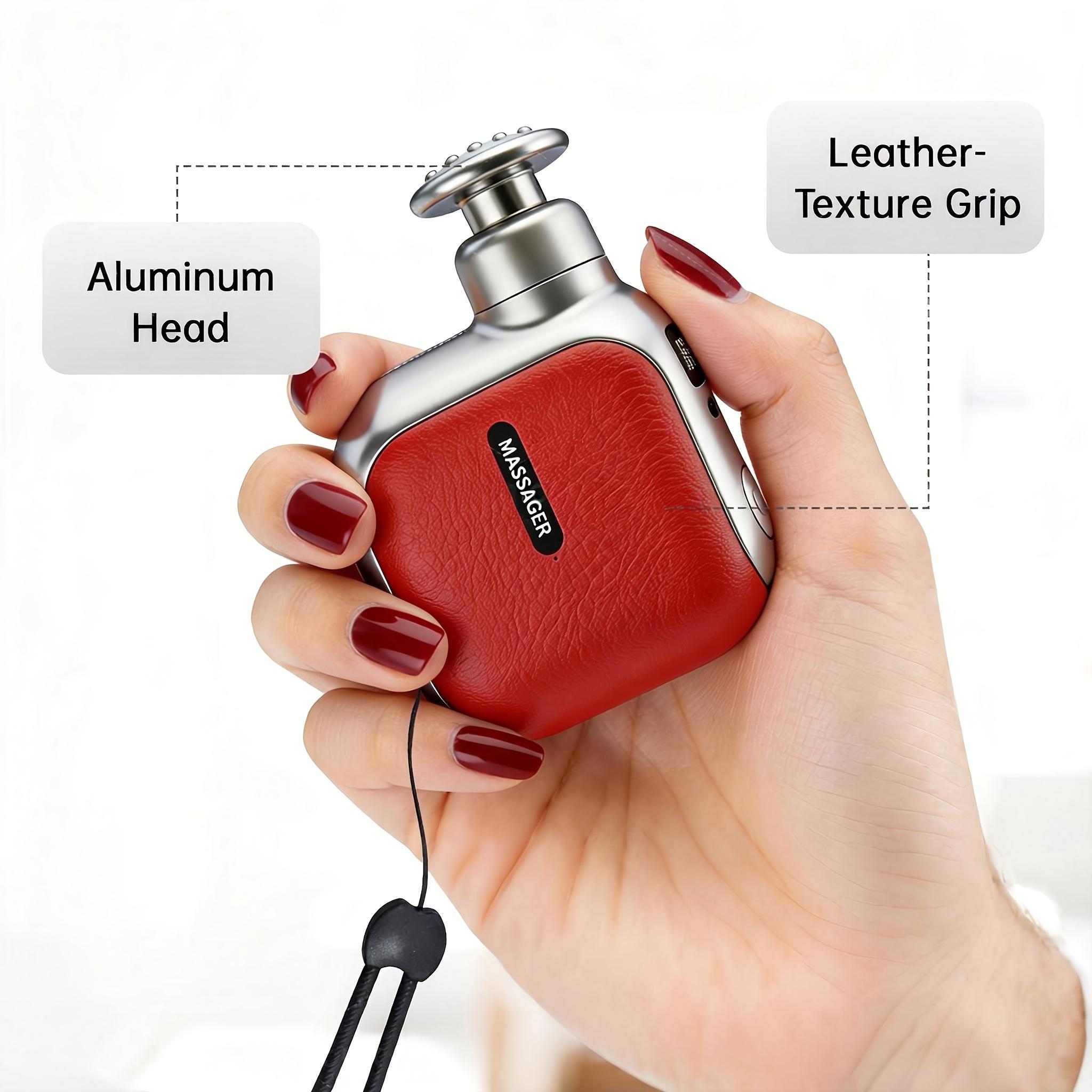 Pocket Power Mini Massage Gun Portable Impact Massager for Travel, Office, And Daily Use, Handheld Deep Tissue Massage Device with 6 Speed Settings And 3 Massage Heads, Thoughtful Gift for All