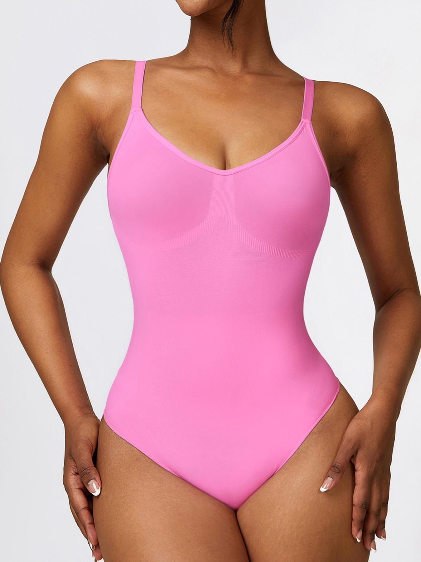 Women's Adjustable Spaghetti Strap Cami Bodysuit, Sports Bodysuit for Yoga Gym Workout, Basic Minimalist Womenswear, Summer Outfits 2024