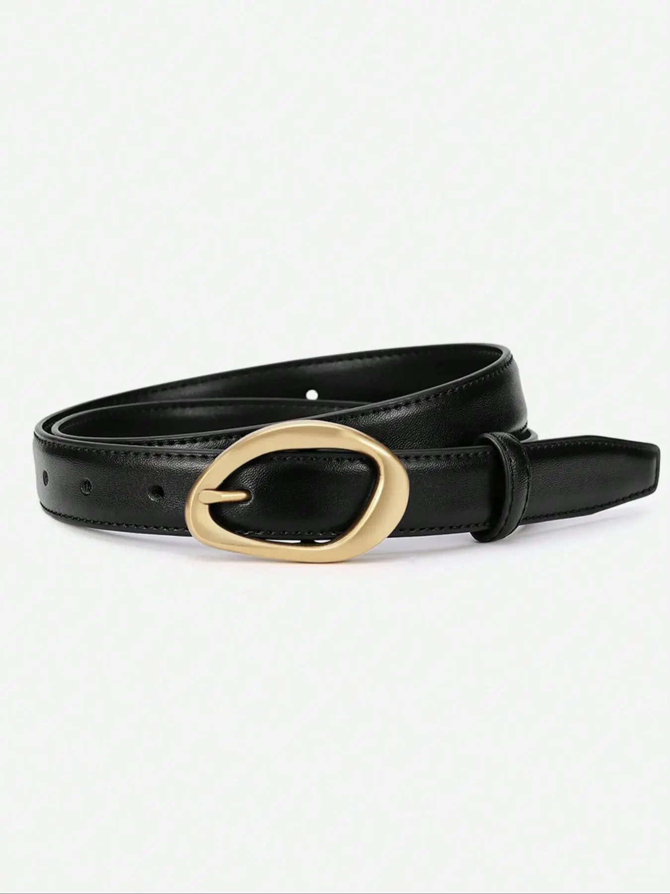 Women's PU Leather Belt, Casual Plain Design, Perfect for Jeans & Dresses, All-Season Wear, Elegant Style, Versatile Accessory, Trendy Exquisite Belt, Casual Waist Belt, Durable Belts, Stylish Belts, Everyday Belts