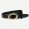 Women's PU Leather Belt, Casual Plain Design, Perfect for Jeans & Dresses, All-Season Wear, Elegant Style, Versatile Accessory, Trendy Exquisite Belt, Casual Waist Belt, Durable Belts, Stylish Belts, Versatile Fashion Belt